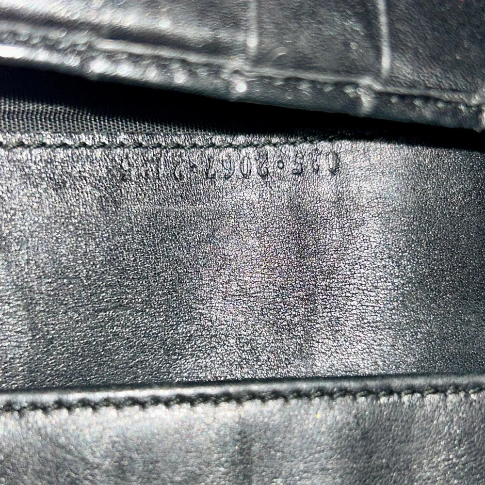 Vintage Gucci Black Leather Long Bifold Flap Wallet. Clean Corners! - Picture 10 of 10